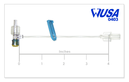 Wilburn Medical USA, T-Connector with 4 inch extension